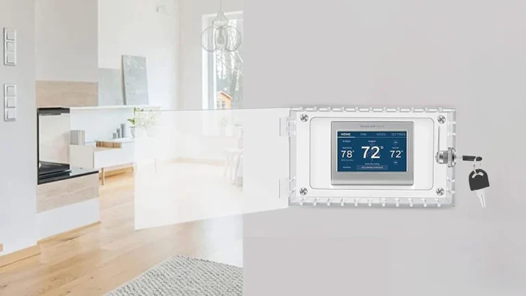 Caja para termostatos con cerradura