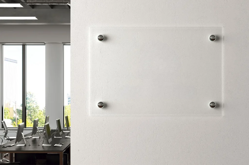 Placas de metacrilato para señalización corporativa