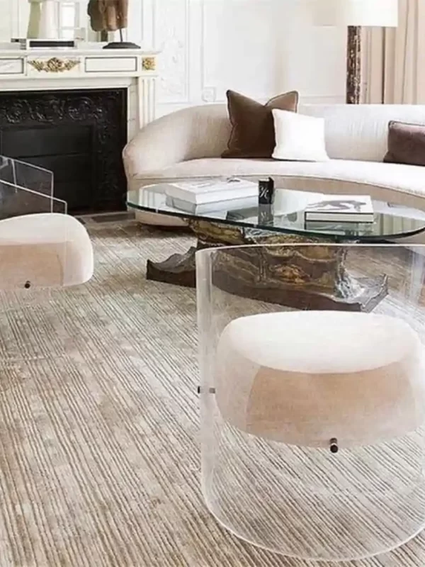 Arquitectura y decoración en metacrilato transparente