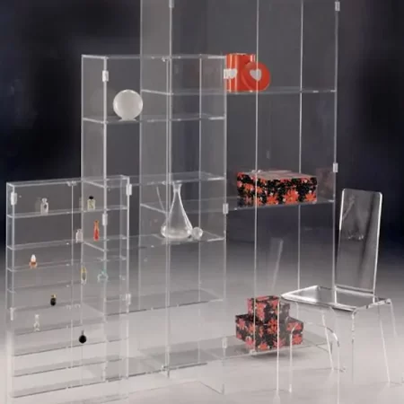 Estantería personalizada en metacrilato