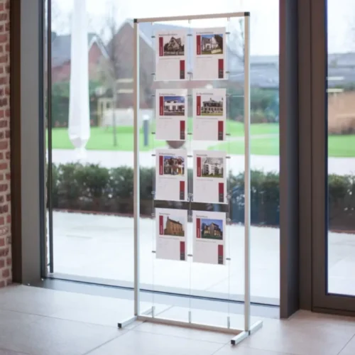 Expositores para inmobiliarias