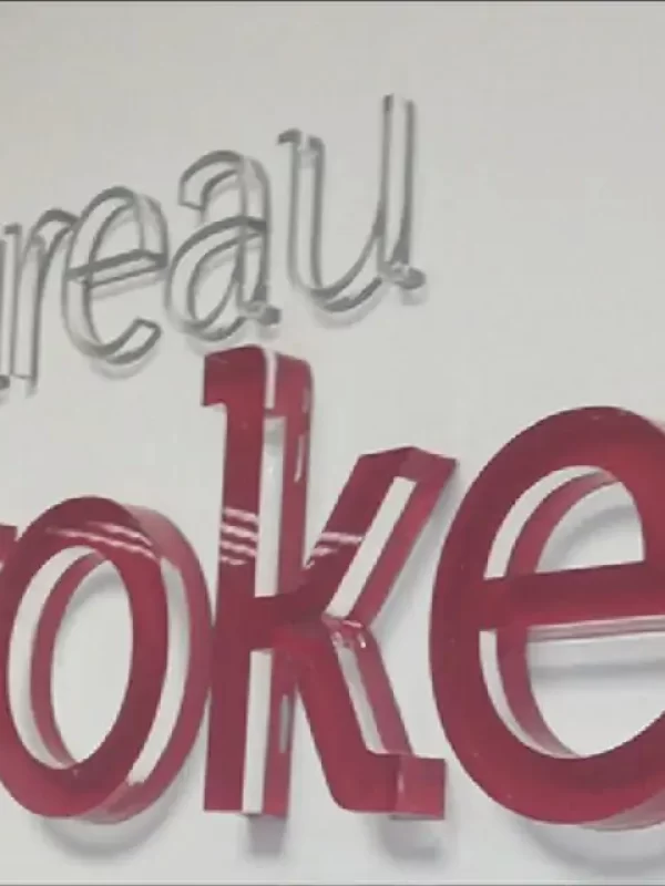 Letras corpóreas a medida en metacrilato