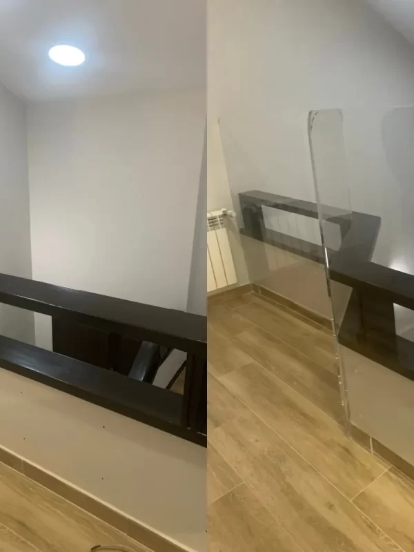 Mamparas protectoras - mobiliario en metacrilato transparente