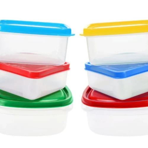 Tuppers de polipropileno reutilizables para alimentos