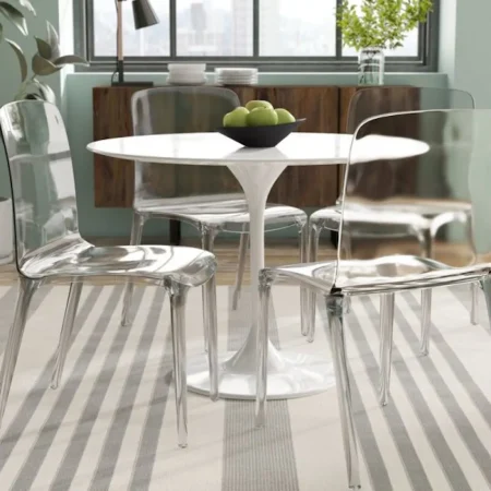 Mesa de comedor de metacrilato