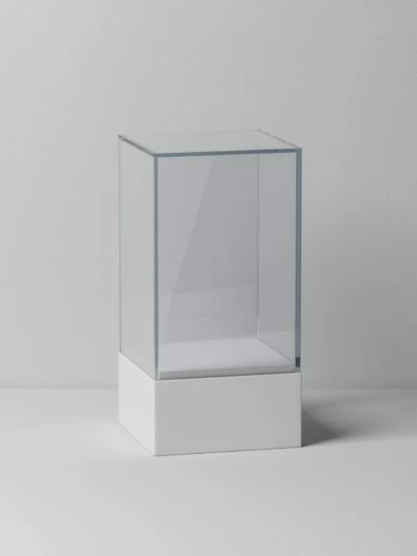 Urna y tapa de metacrilato para expositores