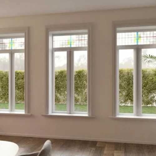 Interior luminoso con ventanas de metacrilato